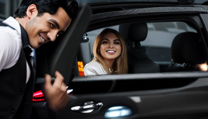 Stylish_young_man_driver_opening_a_black_door_of_Mercedes_Vito_7_seater_to_let_a_smiling_attractive__2049322674